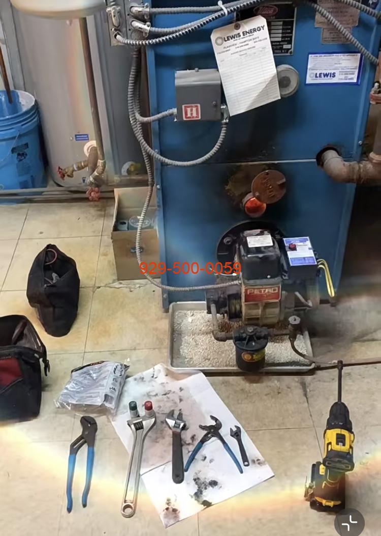 Oil-fired boiler maintenance