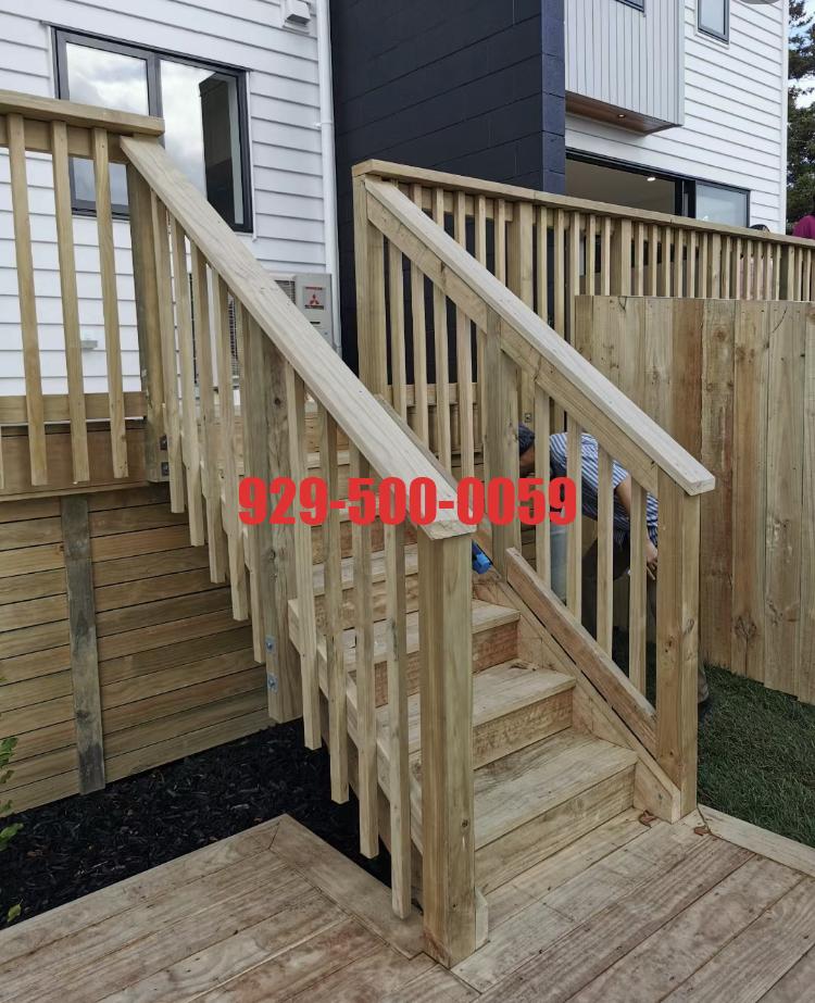 deck楼梯扶手安装施工设计