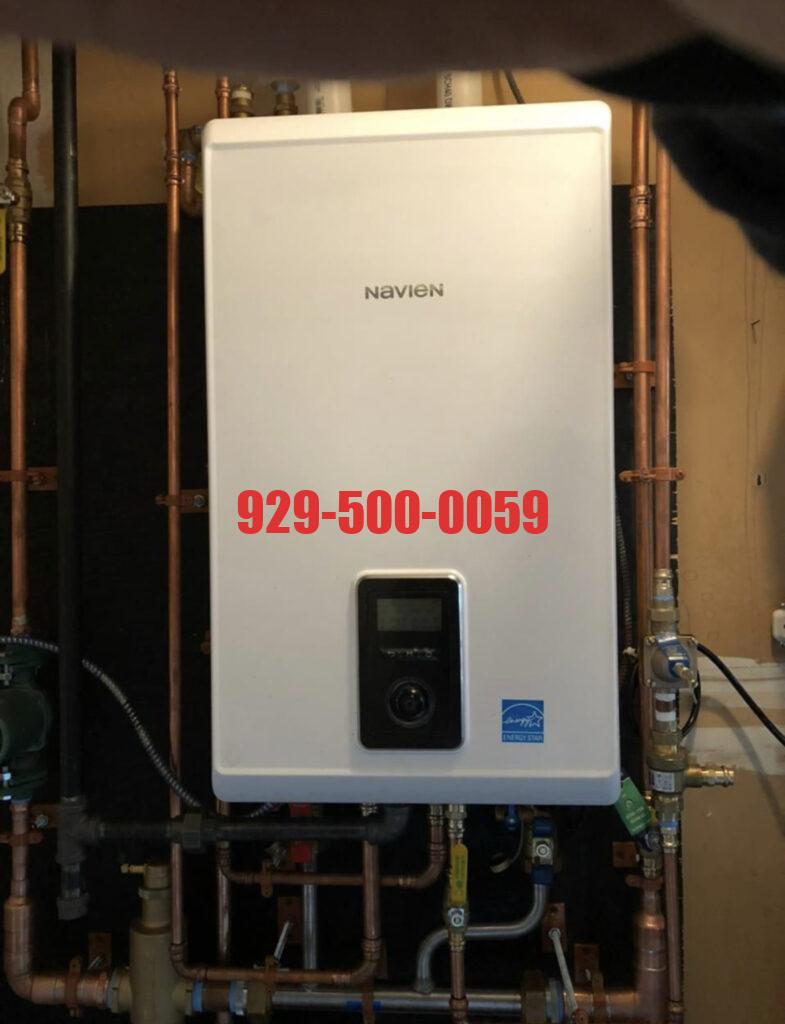 纽约蓝天空调冷暖维修安装- NAVIEN壁挂暖气热水一体炉安装929-500-0059