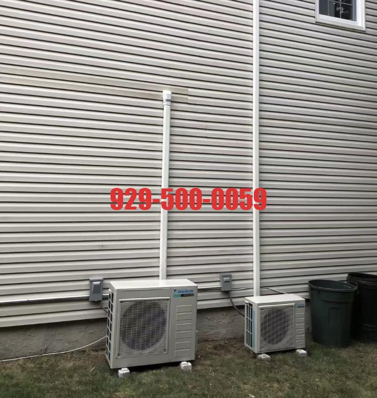纽约蓝天冷暖装修上门团队—新泽西大功率大金分体冷暖空调安装929-500-0059